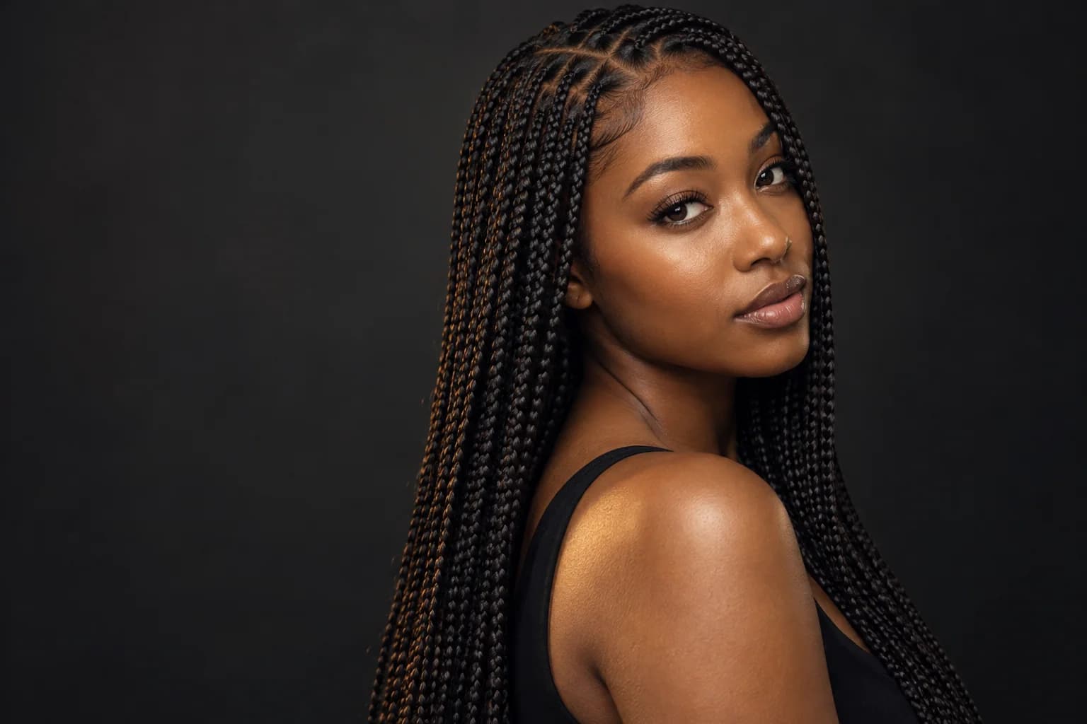 Braids hair services at Crown Privé London